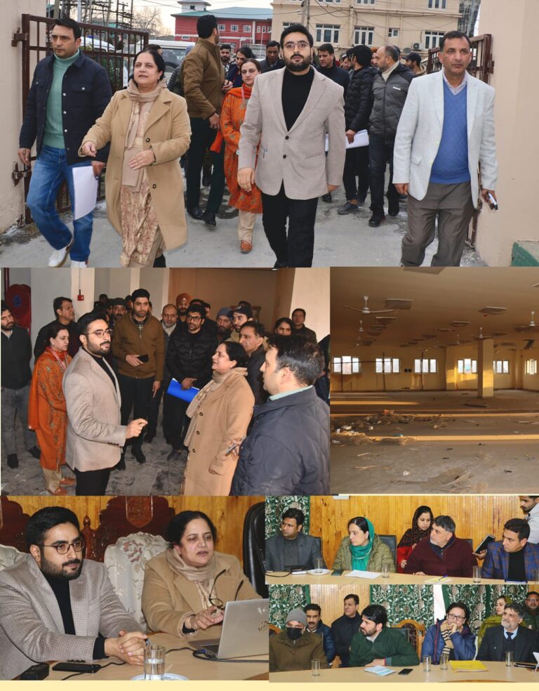 DC Srinagar, Principal GMC conduct spot review of infrastructure upgradation and developmental issues of GMC & Associated Hospitals