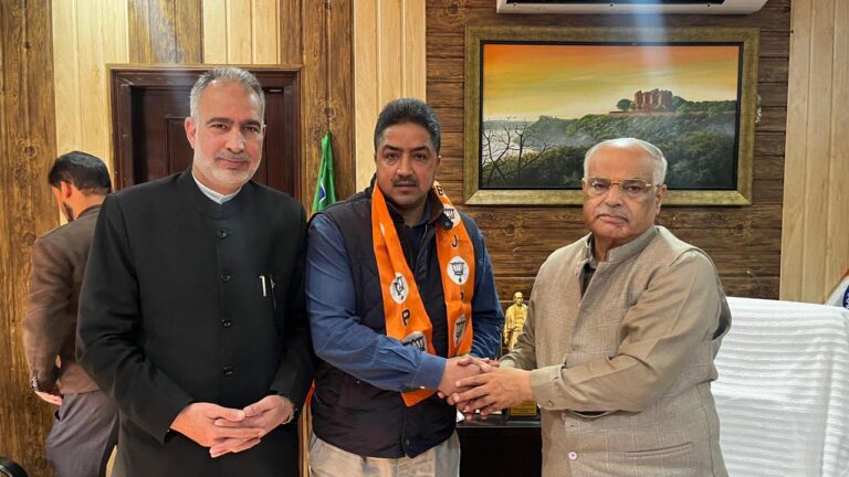 Mohammad Yaseen Churisaaz Resigns from Jammu & Kashmir People’s Conference, Joins Bharatiya Janata Party