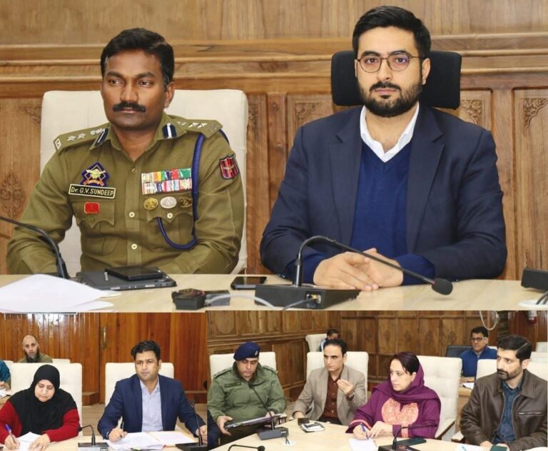 DC Srinagar, SSP review anti-drug measures at District NCORD meeting